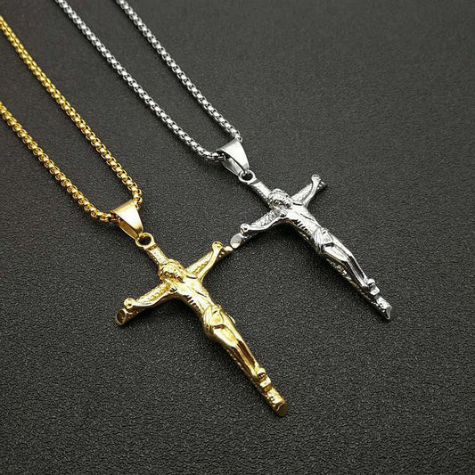 Titanium Steel Gilded Jesus
