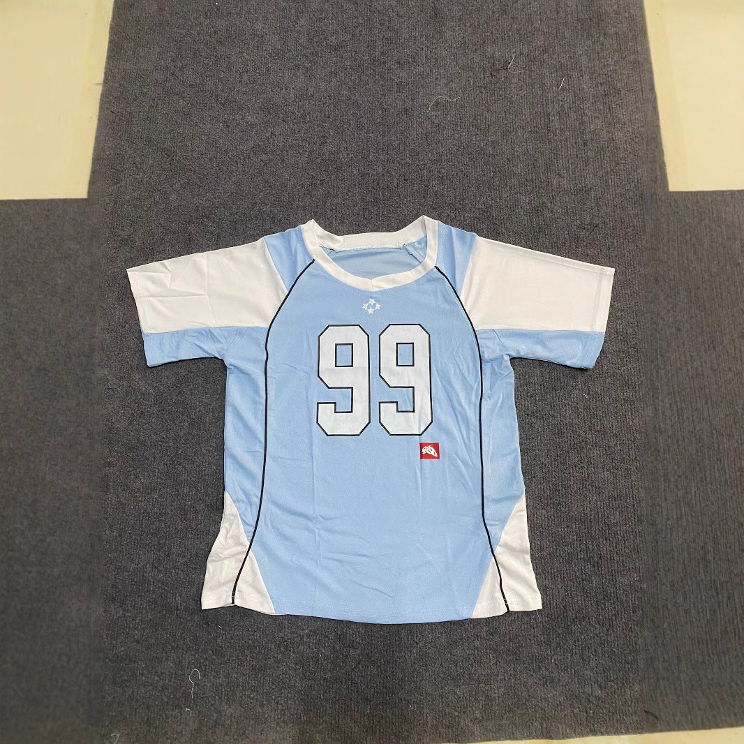 Street Digital Printing Loose-fitting Casual T-shirt