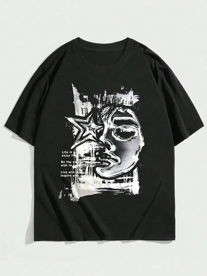 Men's Printed Short-sleeved T-shirt