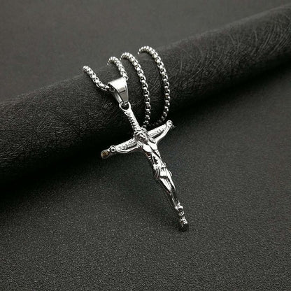 Titanium Steel Gilded Jesus