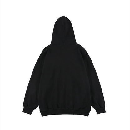 Men And Women Vintage Street Loose Couple Hooded Jacket