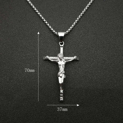 Titanium Steel Gilded Jesus