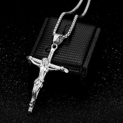 Titanium Steel Gilded Jesus